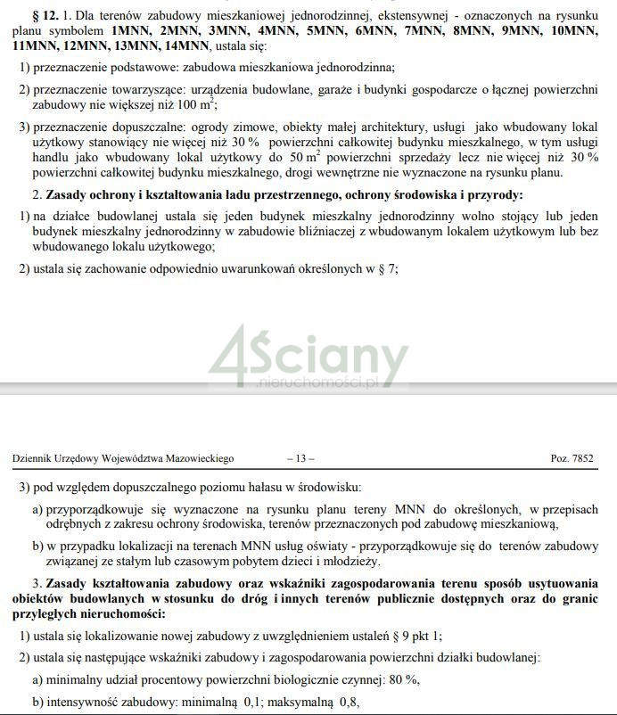 Działka Sprzedaż Strzeniówka