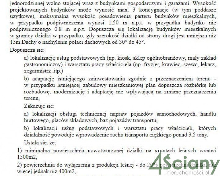 Działka Sprzedaż Ojrzanów