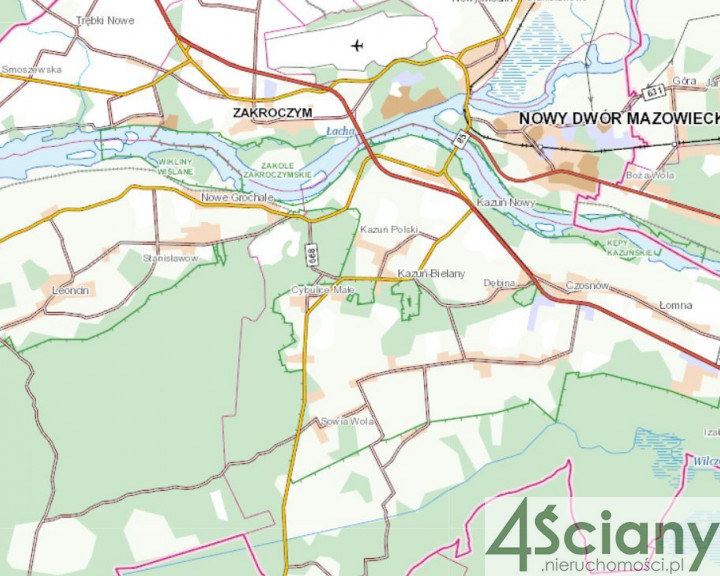 Działka Sprzedaż Kazuń Polski