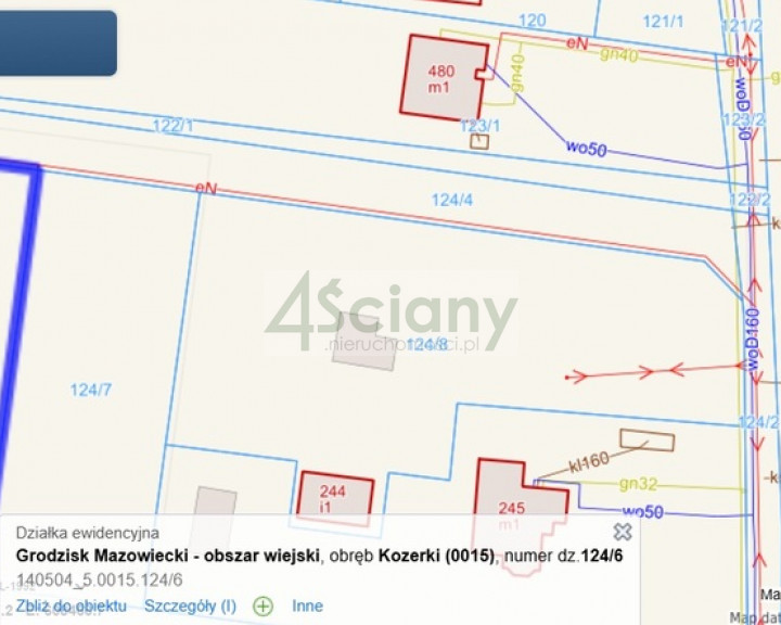 Działka Sprzedaż Kozerki