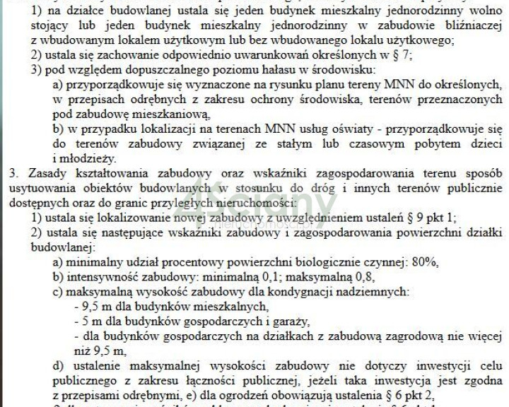 Działka Sprzedaż Strzeniówka